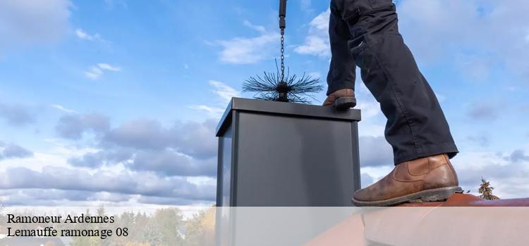 Lemauffe ramonage 08 et les travaux débistrage des cheminées dans le 08 dans le Ardennes